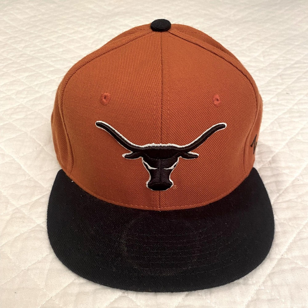 Texas Longhorns Zephyr Baseball Cap, Burnt Orange- Size 7.5, 59 Fifty Fitted